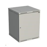 Solarix rozvaděč nástěnný SENSA 15U 600mm, dveře plech, RAL 7035