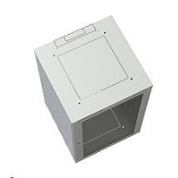 Solarix rozvaděč nástěnný SENSA 15U 600mm, dveře plech, RAL 7035