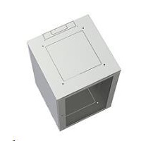 Solarix rozvaděč nástěnný SENSA 18U 600mm, dveře plech, RAL 7035