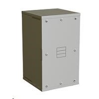 Solarix rozvaděč nástěnný SENSA 21U 600mm, dveře plech, RAL 7035