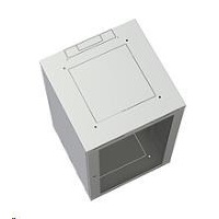 Solarix rozvaděč nástěnný SENSA 21U 600mm, dveře plech, RAL 7035