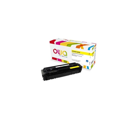 OWA Armor toner pro HP Color LaserJet Pro M254, M280, M281,203X  Y,2500 str.,žlutá/yellow (CF542X Y)