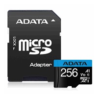 ADATA MicroSDHC karta 256GB UHS-I Class 10, Premier + adaptér