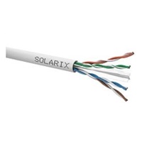Instalační kabel Solarix UTP, Cat6, drát, PVC, cívka 500m