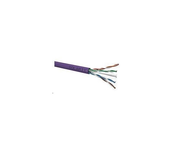 Instalační kabel Solarix UTP, Cat6, drát, LSOH, box 305m