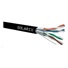 Instalační kabel Solarix STP, Cat6A, drát, PE, cívka 500m