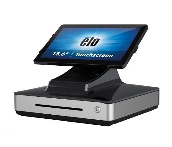 Elo PayPoint Plus, 39.6 cm (15,6''), Projected Capacitive, SSD, MSR, Scanner, Win. 10, black