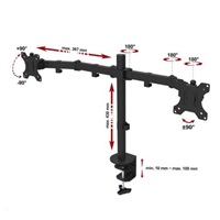 Nejlevnější dvoumonitorový držák Ergosolid FN40