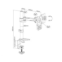 Držák monitoru na stůl Fiber Mounts MC717