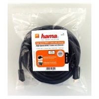 Hama HDMI kábel vidlica - vidlica, pozlátený, 3*, 15 m