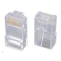 Solarix Konektor RJ45 CAT5E UTP 8p8c nestíněný neskládaný na licnu / 100 ks
