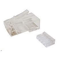 Solarix Konektor RJ45 CAT6 UTP 8p8c nestíněný skládaný na drát / 100 ks