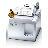 Star TSP143III LAN, Ethernet, 8 dots/mm (203 dpi), řezačka, bílá