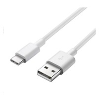 PremiumCord Kabel USB 3.1 C/M - USB 2.0 A/M, rychlé nabíjení proudem 3A, 10cm, bílá