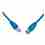 Solarix Patch kabel CAT5E SFTP PVC 0,5m modrý snag-proof