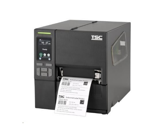 TSC MB340T, 12 dots/mm (300 dpi), disp., RTC, EPL, ZPL, ZPLII, DPL, USB, RS232, Ethernet
