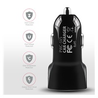 AXAGON PWC-5V5, SMART nabíječka do auta, 2x port 5V-2.4A + 2.4A, 24W