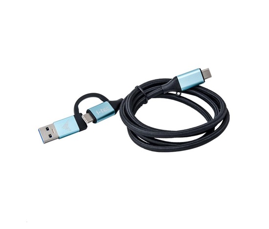 i-tec USB-C kabel na USB-C s integrovaným USB 3.0 Adaptérem