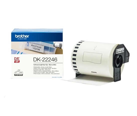 BROTHER DK-22246 Originální páska Brother  - černá na bílé, šířka 103 mm