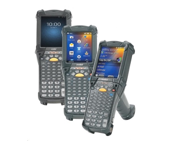 Zebra MC9200 standard, 2D, SR, BT, Wi-Fi, Gun, disp., CR