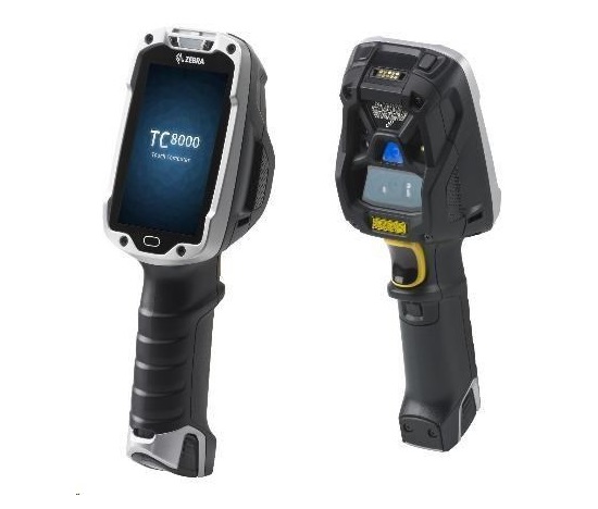 Zebra TC8000 standard, 2D, ER, BT, Wi-Fi, disp., hot-swap, Android