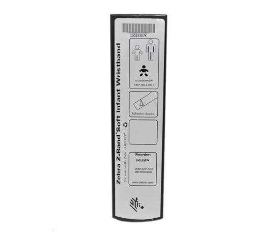Zebra Z-Band UltraSoft, Paediatric, bílá
