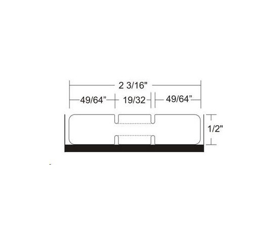 Zebra ZipShip 8000D Jewelry, label roll, synthetic, 56x13mm