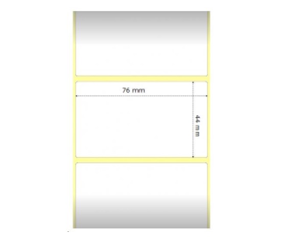 Zebra Z-Select 2000D, label roll, thermal paper, removeable, 76,2x44,45mm