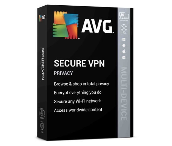 AVG Secure VPN pro více zařízenína 12 měsíců