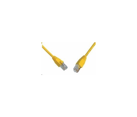 Solarix Patch kabel CAT5E SFTP PVC 3m žlutý snag-proof