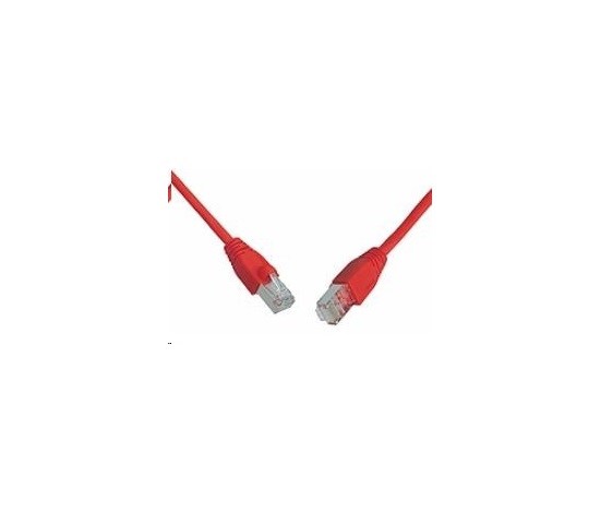 Solarix Patch kabel CAT5E SFTP PVC 7m červený snag-proof