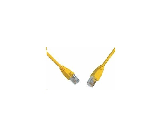 Solarix Patch kabel CAT5E SFTP PVC 7m žlutý snag-proof
