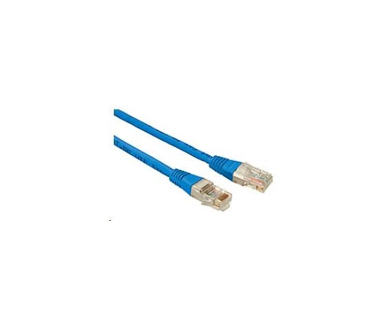 Solarix Patch kabel CAT5E UTP PVC 0,5m modrý non-snag-proof