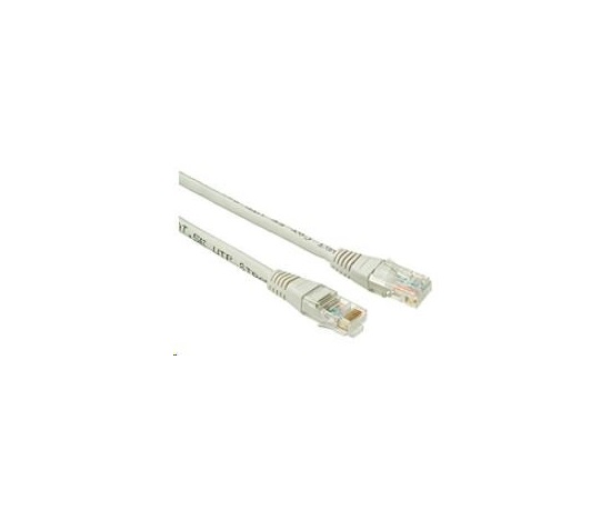 Solarix Patch kabel CAT5E UTP PVC 0,5m šedý non-snag-proof