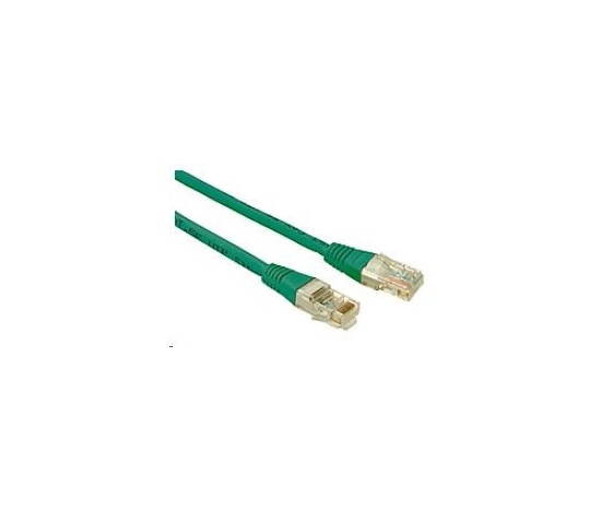 Solarix Patch kabel CAT5E UTP PVC 0,5m zelený non-snag-proof