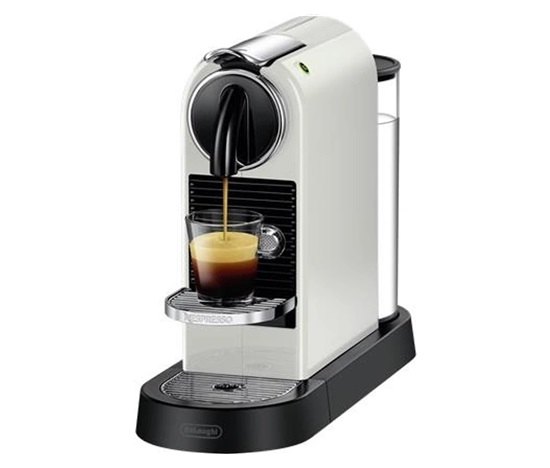 DeLonghi Nespresso Citiz EN 167.W, kapslový kávovar bílý, 19 bar, Thermoblock, 1 l nádrž