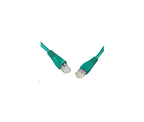 Solarix Patch kabel CAT5E UTP PVC 20m zelený snag-proof