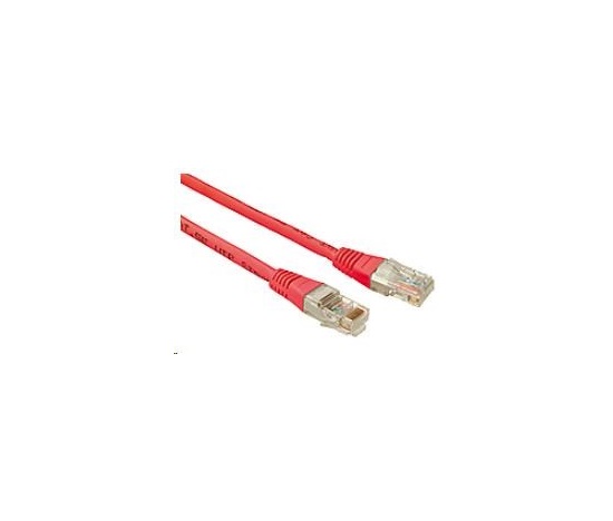 Solarix Patch kabel CAT5E UTP PVC 3m červený non-snag-proof