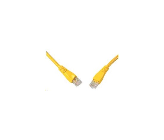 Solarix Patch kabel CAT5E UTP PVC 3m žlutý snag-proof