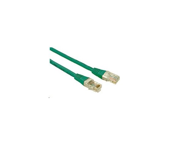 Solarix Patch kabel CAT5E UTP PVC 5m zelený non-snag-proof