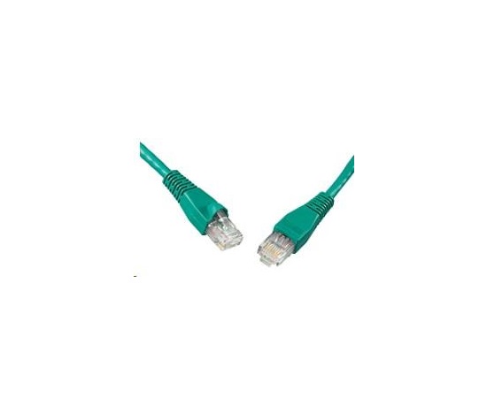 Solarix Patch kabel CAT5E UTP PVC 5m zelený snag-proof