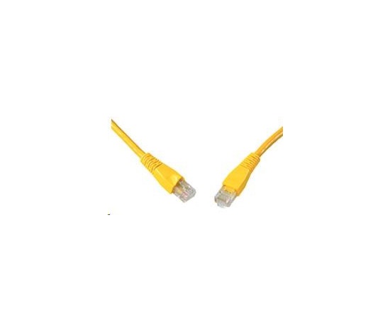 Solarix Patch kabel CAT5E UTP PVC 7m žlutý snag-proof