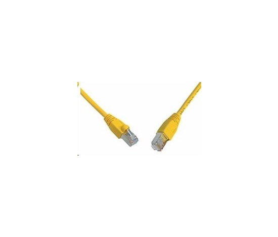Solarix Patch kabel CAT6 SFTP PVC 0,5m žlutý snag-proof