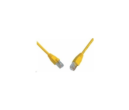 Solarix Patch kabel CAT6 SFTP PVC 1m žlutý snag-proof