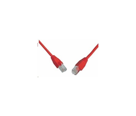 Solarix Patch kabel CAT6 SFTP PVC 5m červený snag-proof