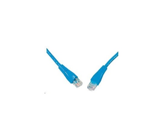Solarix Patch kabel CAT6 UTP PVC 1m modrý snag-proof