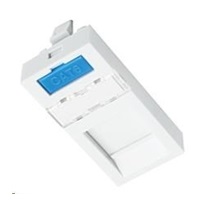 Solarix Modul French style 22,5 x 45mm pro 1 keystone přímý bílý