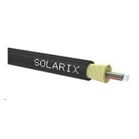 DROP1000 kabel Solarix, 16vl 9/125, 3,9mm, LSOH, černý, cívka 500m