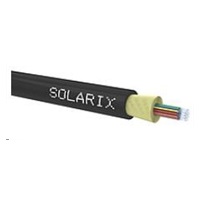 DROP1000 kabel Solarix, 24vl 9/125, 4,0mm, LSOH, černý, cívka 500m