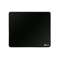 C-TECH Podložka pod myš MP-01, černá, 320x270x4mm, obšité okraje